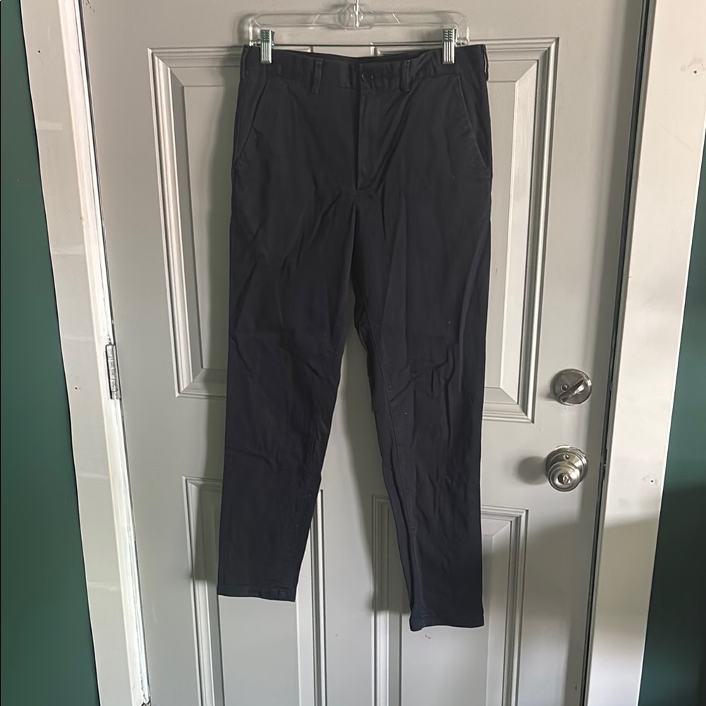 Uniqlo Black Chinos Tailored Fit Professional Wear